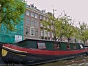 Houseboat on canal