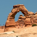 Delicate Arch from over 1/2 mile away