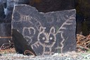 Petroglyph at Horsethief Lake