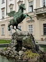 Pegasus Statue in Mirabel Garden