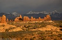 La Sal Mountains in distance