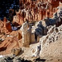 Multicolored spires