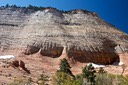 Checkerboard at east entrance to Zion