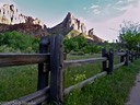 Watchman and path near campground