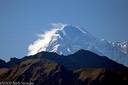 Snow blowing off Mt. McKinley