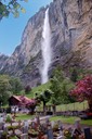 Staubbach Falls in Lauterbrunnen