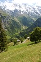 From the Murren-Lauterbrunnen path