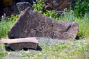 Petroglyph at Horsethief Lake