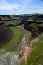 Palouse River overlook just below falls