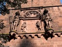 Guards over castle entrance