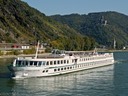 Passing cruise ship