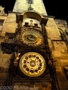 Astronomical Clock at night