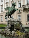Pegasus Statue in Mirabel Garden