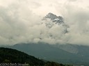 Rare mountaintop through the clouds