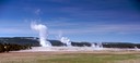 Lower Geyser Basin from Firehole Flats