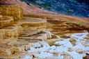 Travertine pools at Mammoth Hot Springs