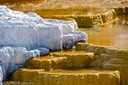 Travertine pools at Mammoth Hot Springs - 2