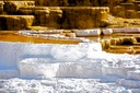 Travertine pools at Mammoth Hot Springs - 3